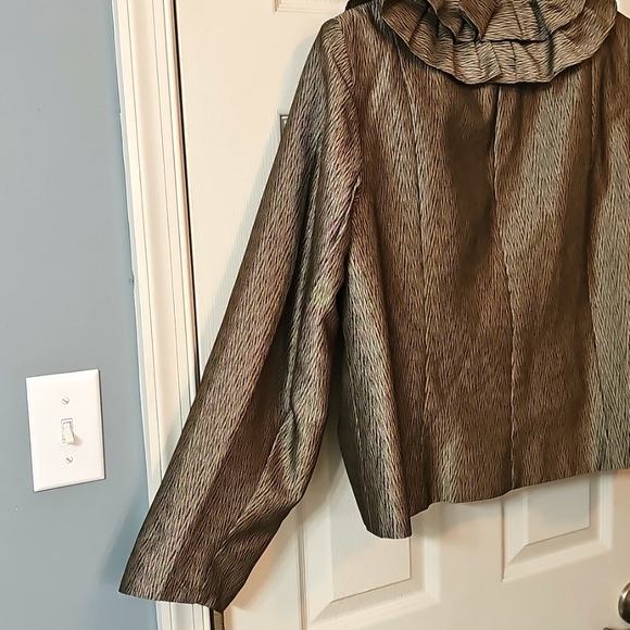 Nicolette Ruffled Blazer Jacket Elegant Wear Office Wear Career Minimalist - Picture 11 of 16